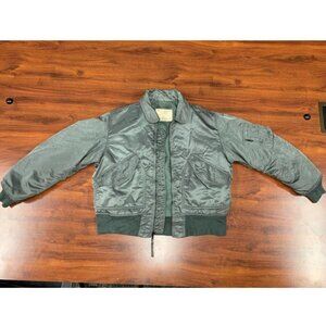 Vintage Military Cold Weather Flyer Bomber CWU 45/P Pilot Jacket - Size Medium
